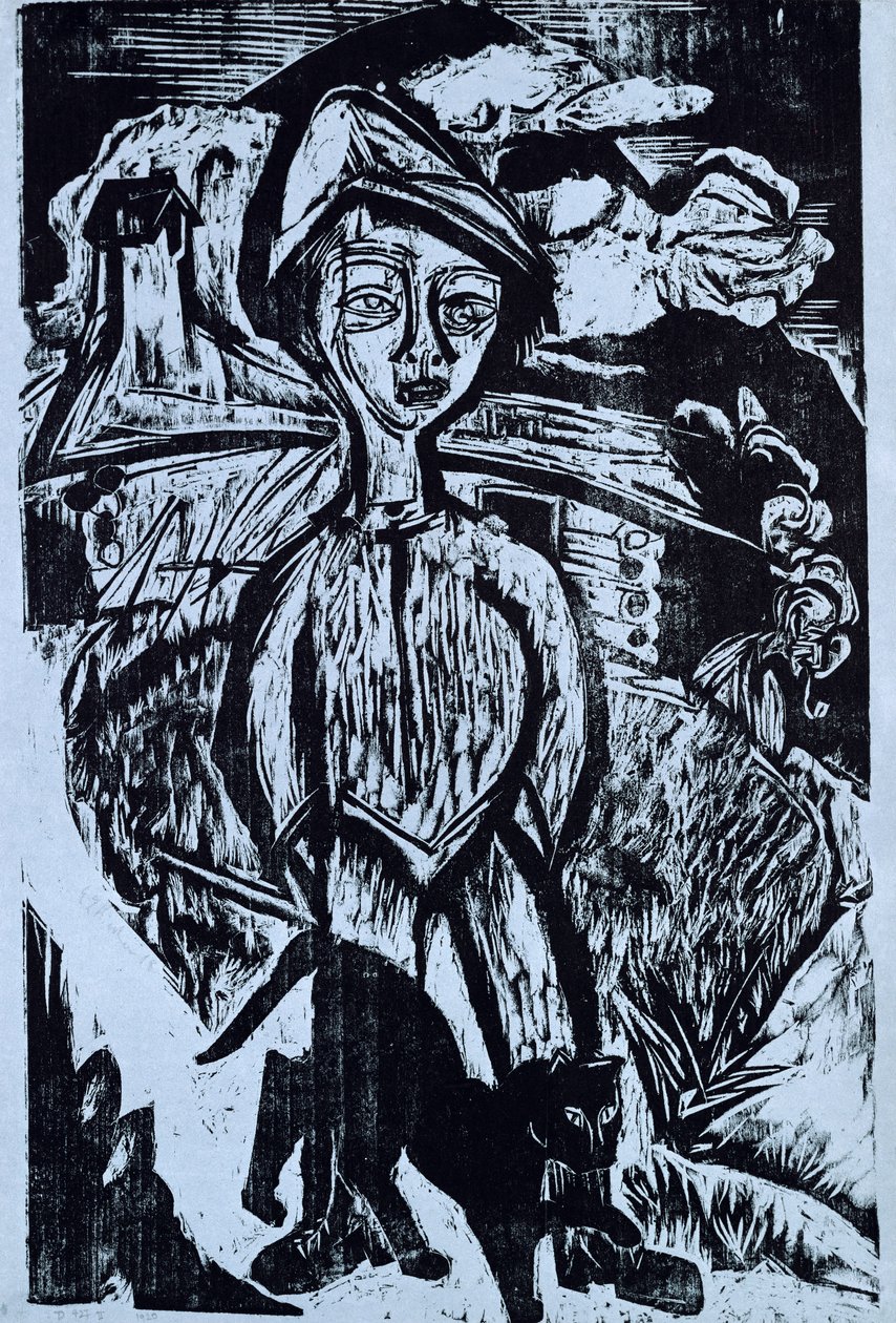 Horský mladík v Stormu, 1921 od Ernst Ludwig Kirchner