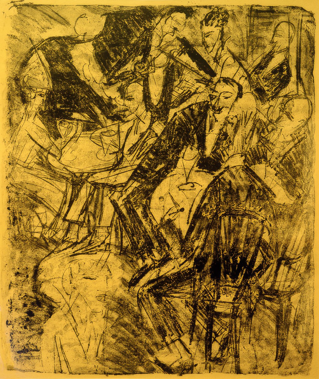Hudební restaurace od Ernst Ludwig Kirchner