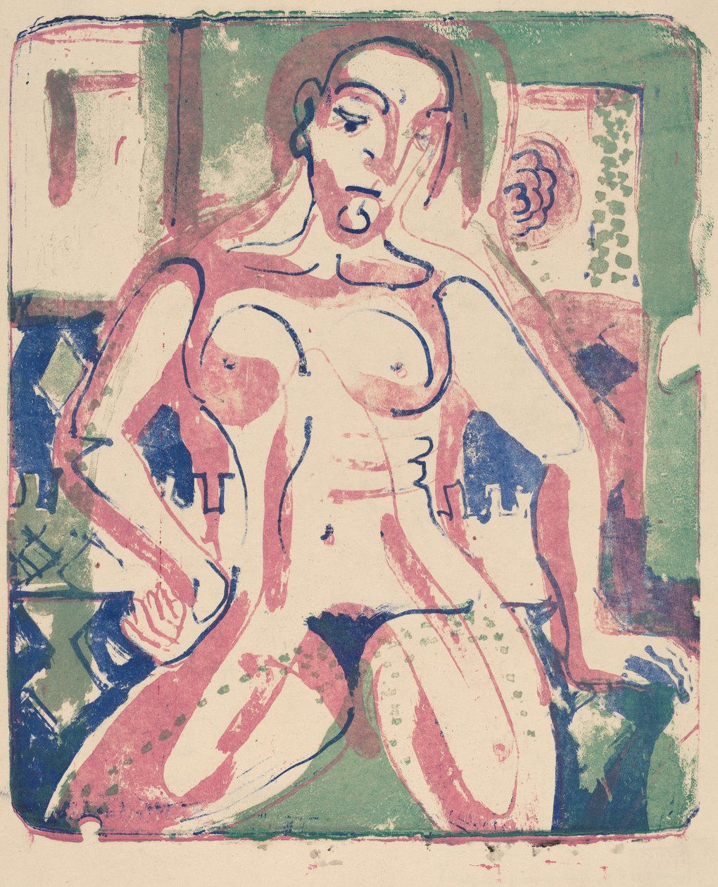 Nahá žena od Ernst Ludwig Kirchner