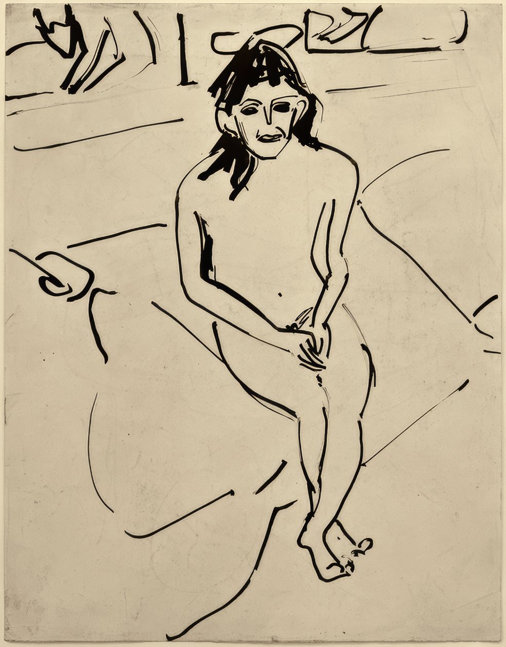 Bez názvu (Marcella) od Ernst Ludwig Kirchner