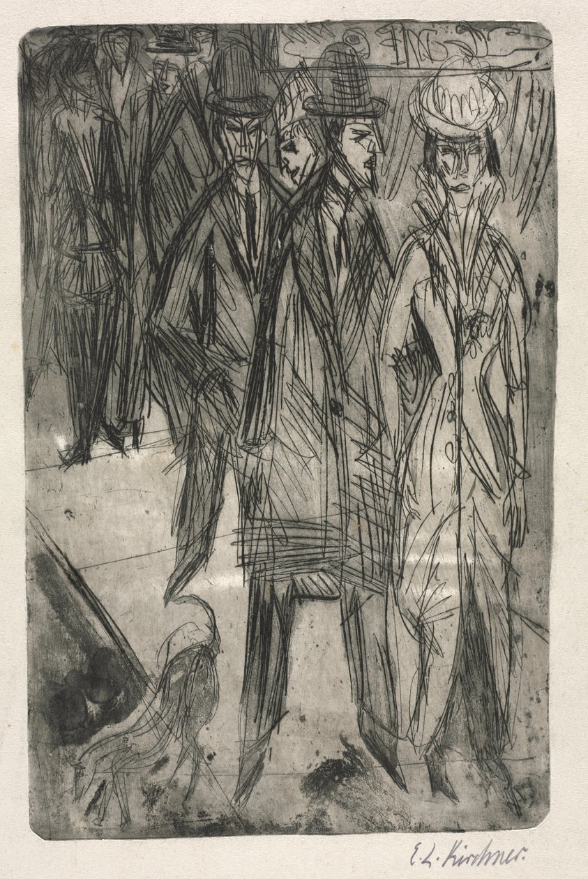 Na ulici od Ernst Ludwig Kirchner