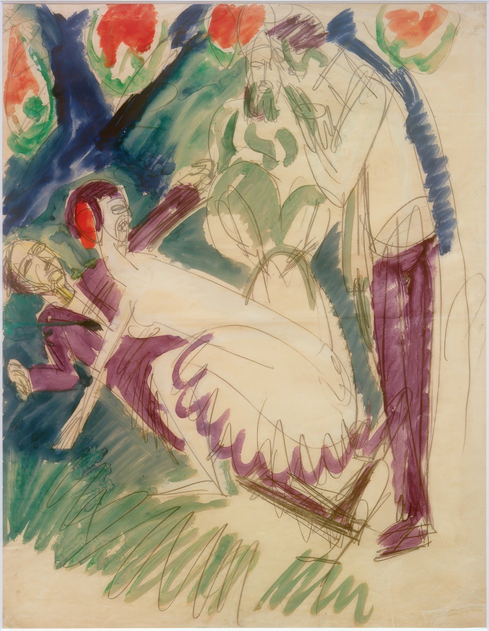 Pantomimy od Ernst Ludwig Kirchner
