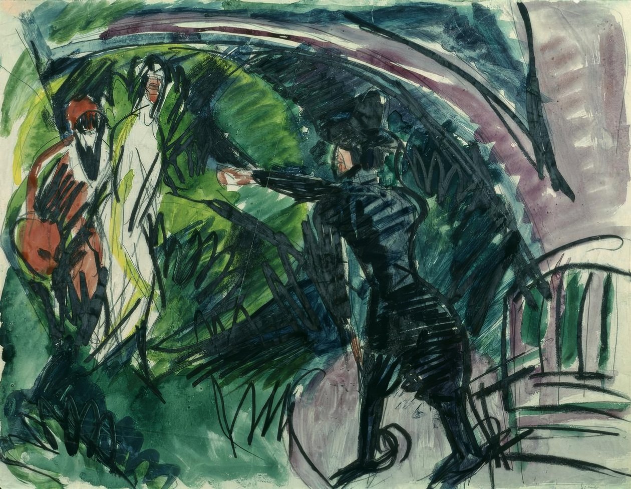Pantomima Reimann I od Ernst Ludwig Kirchner