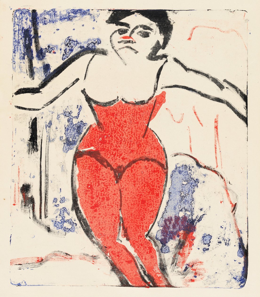 Umělec se poklonil od Ernst Ludwig Kirchner