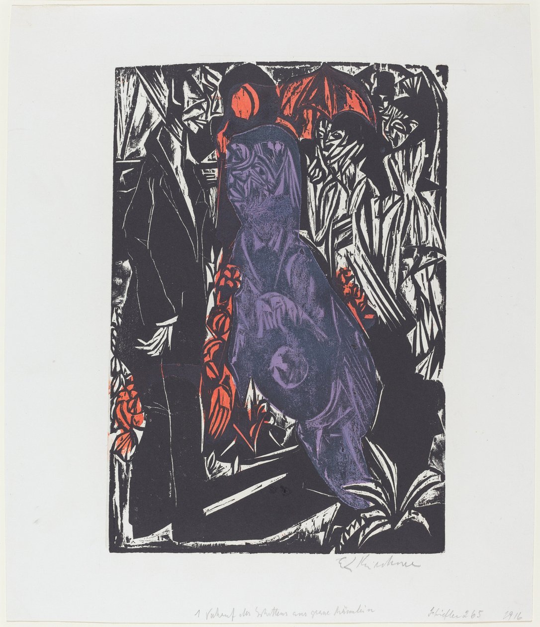Podivuhodný příběh Petera Schlemihla: Prodej jeho stínu od Ernst Ludwig Kirchner