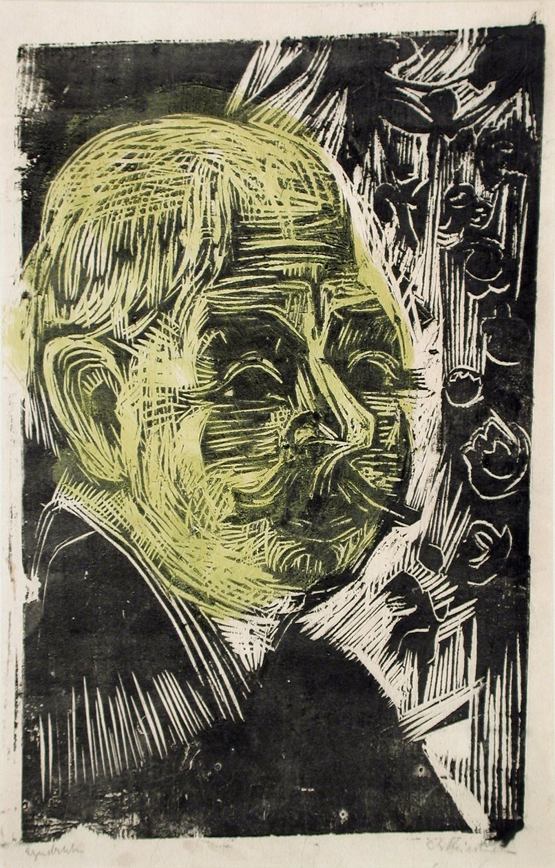 Portrét Dr. Spenglera, 1919 od Ernst Ludwig Kirchner