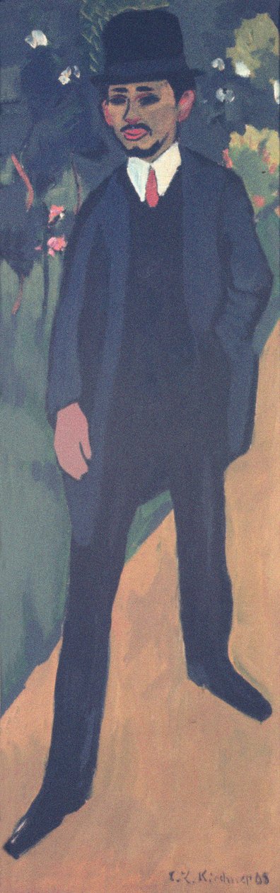 Portrét Ericha Heckela (1883-1970) 1911 od Ernst Ludwig Kirchner