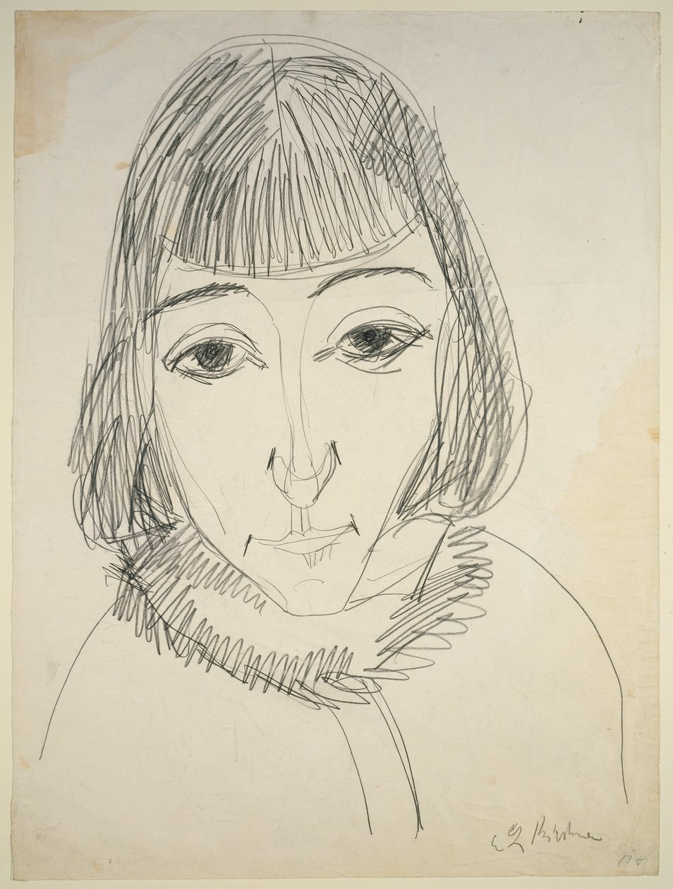 Portrét Erny od Ernst Ludwig Kirchner