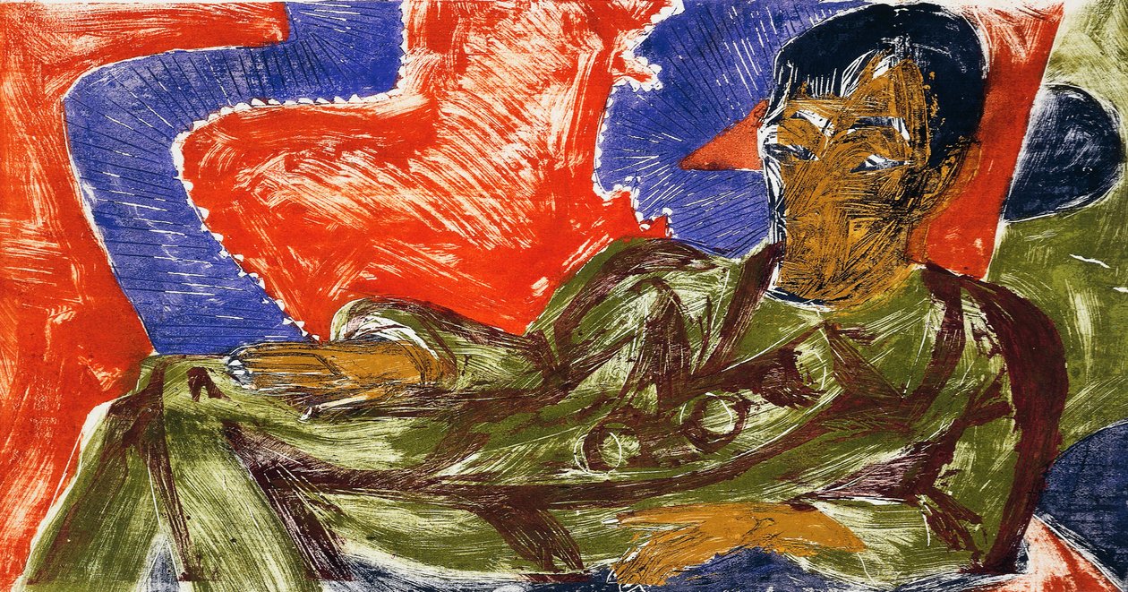 Portrét malíře Otto Muellera od Ernst Ludwig Kirchner