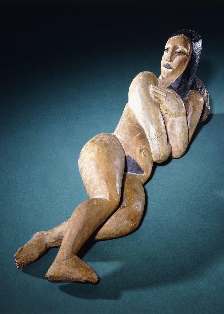 Ležící akt; Ležící, kolem 1911-1912 od Ernst Ludwig Kirchner