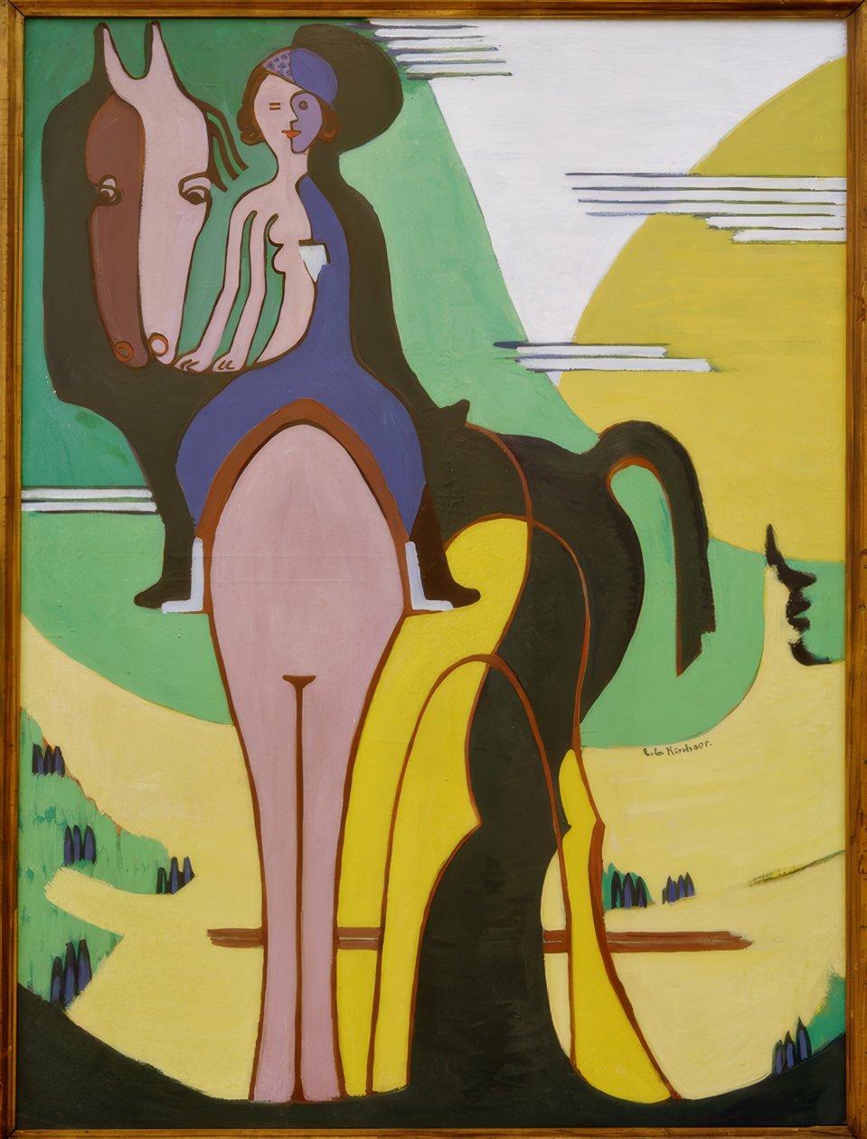 Jezdec od Ernst Ludwig Kirchner