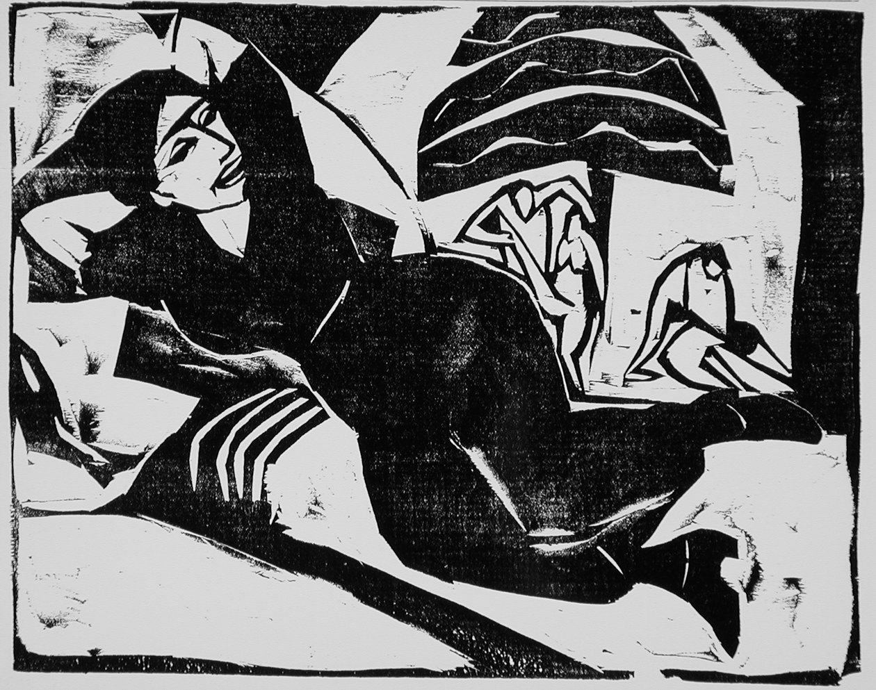 Odpočinek, 1911 od Ernst Ludwig Kirchner