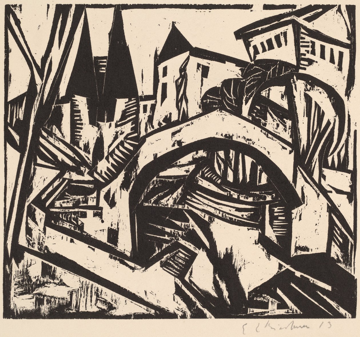 River Bank u Elisabeth (Berlín) od Ernst Ludwig Kirchner
