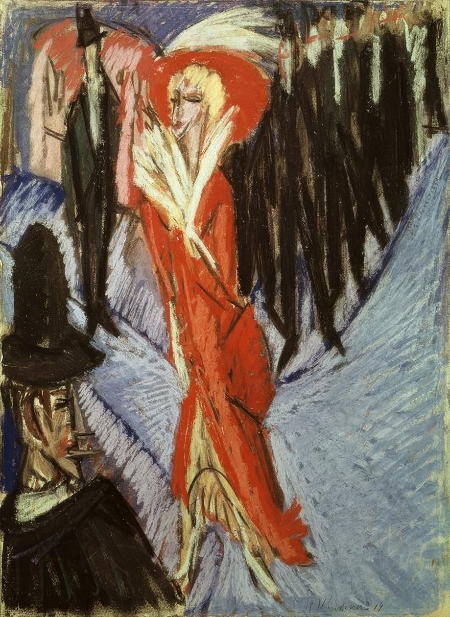 Rote zde od Ernst Ludwig Kirchner