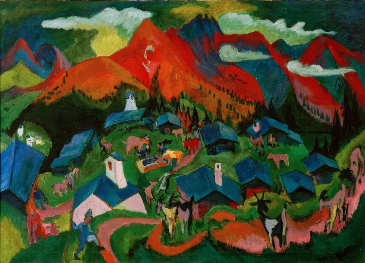 Návrat zvířat, Stafelalp od Ernst Ludwig Kirchner
