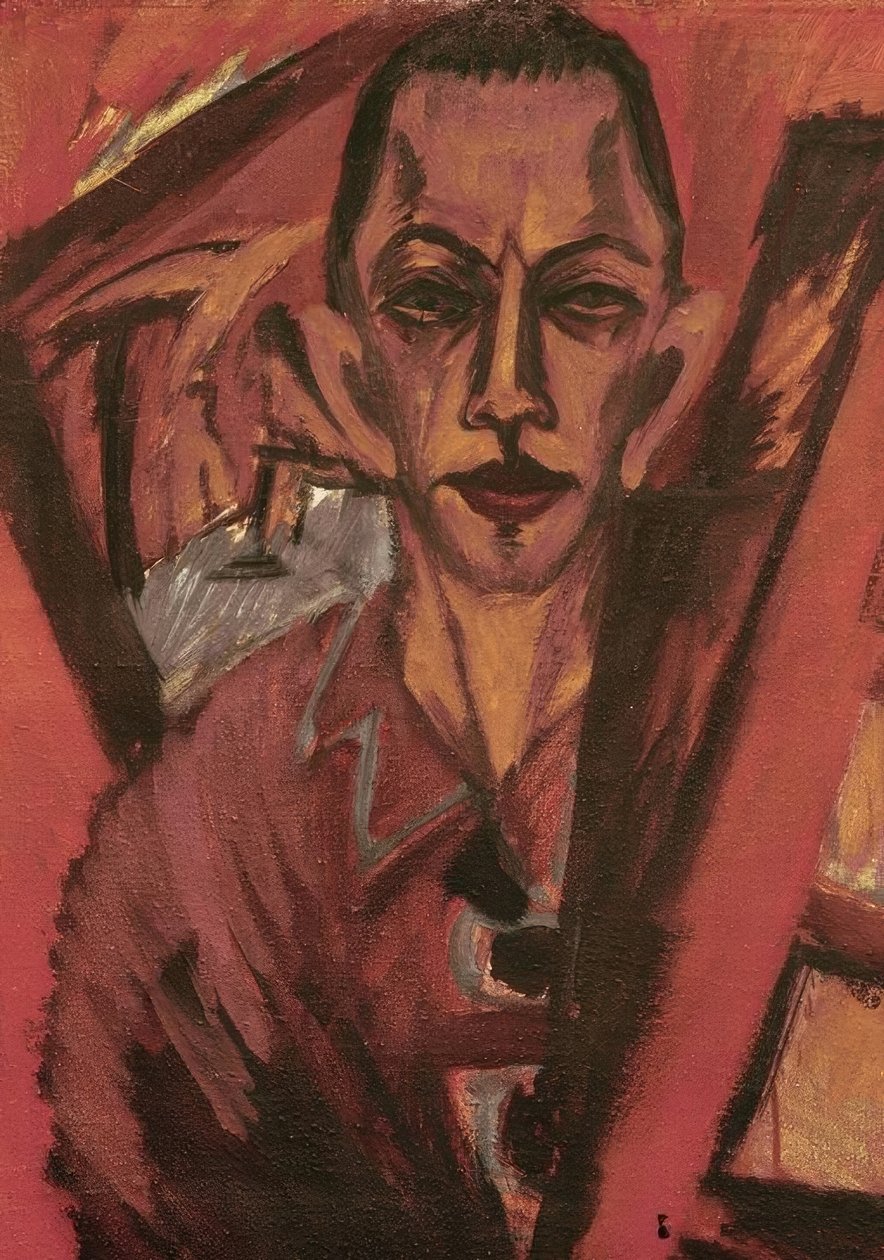 Autoportrét od Ernst Ludwig Kirchner