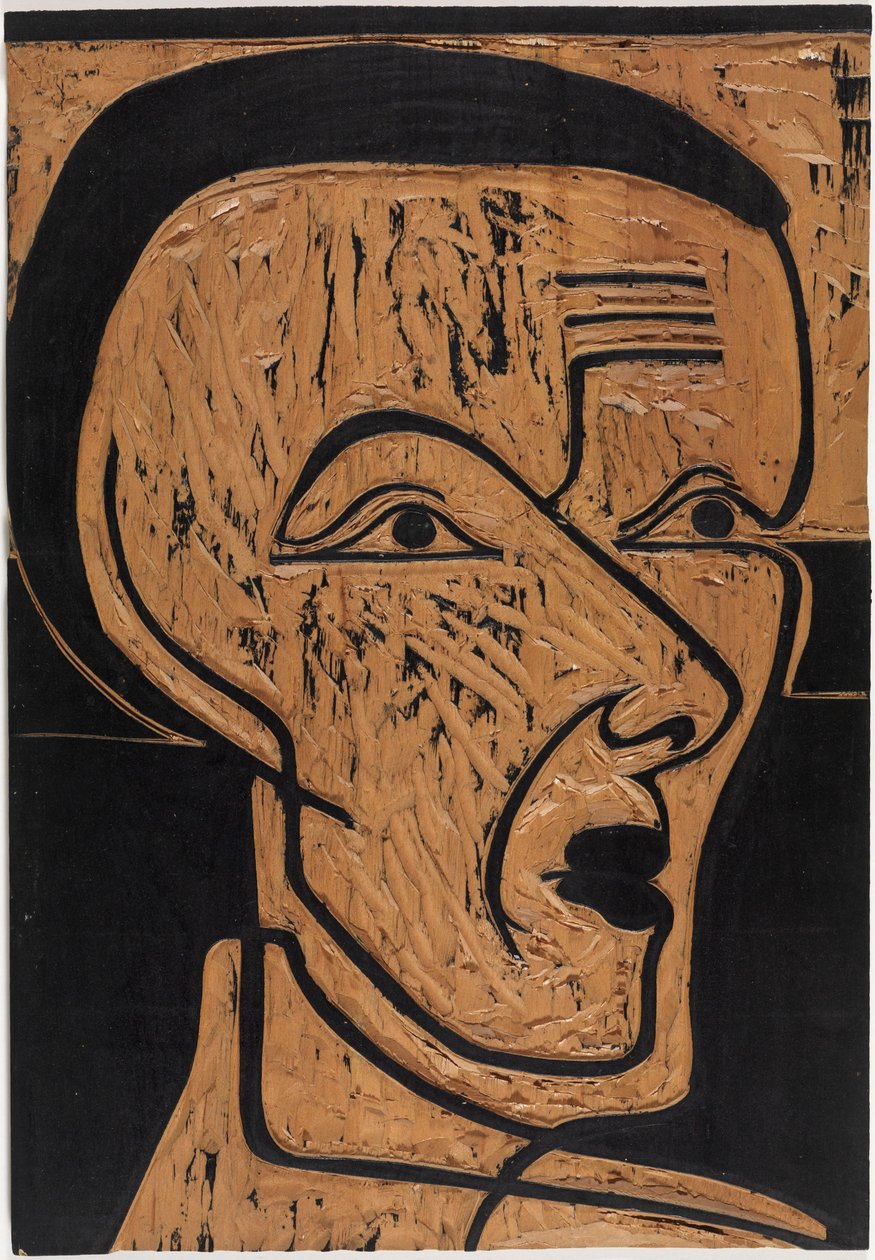 Autoportrét, skicák od Ernst Ludwig Kirchner