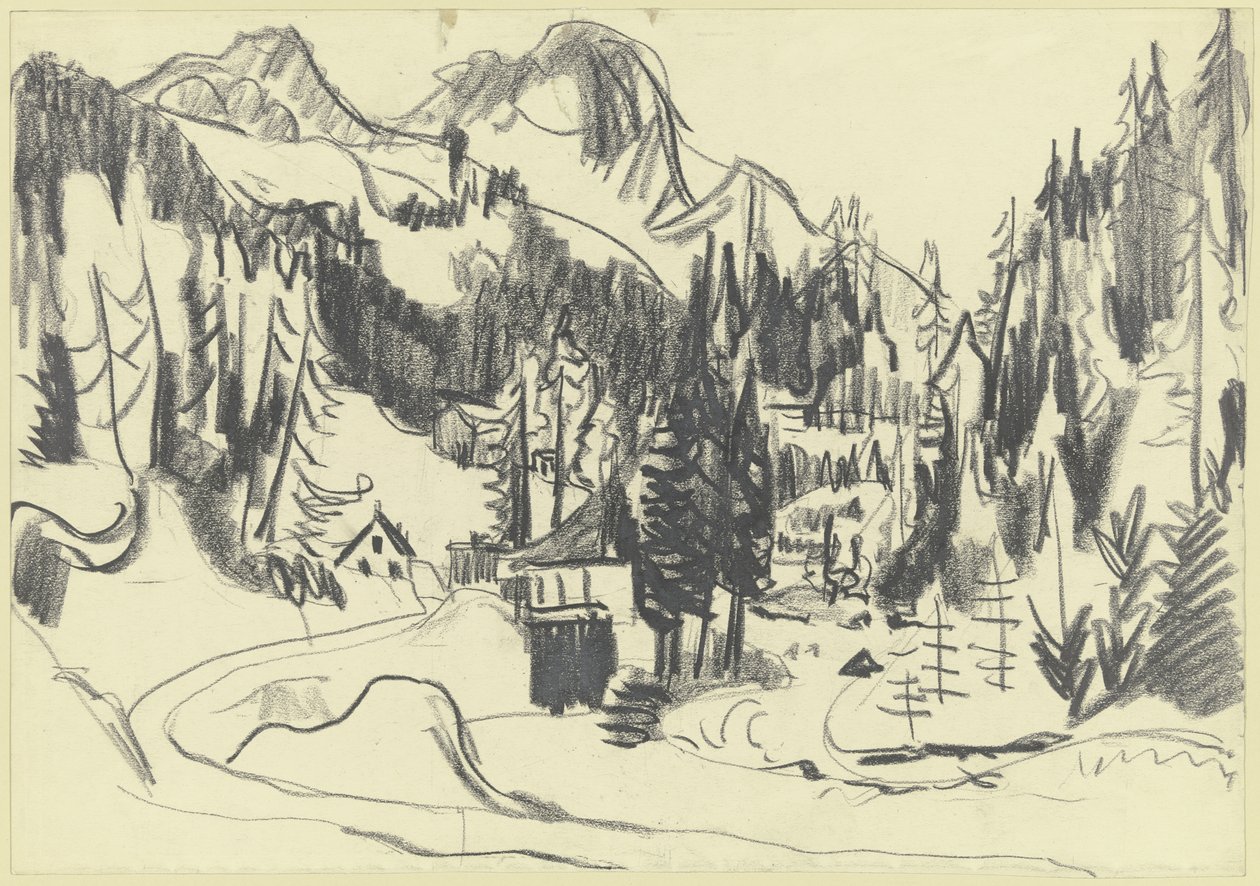 Sertigtal od Ernst Ludwig Kirchner