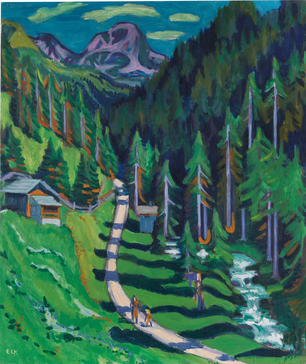 Sertigweg, 1937. od Ernst Ludwig Kirchner