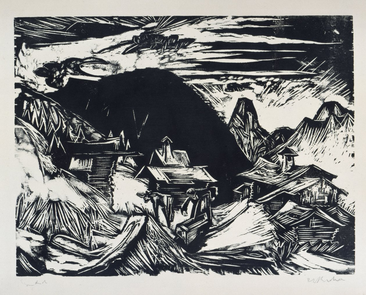 Stafelalp od Ernst Ludwig Kirchner