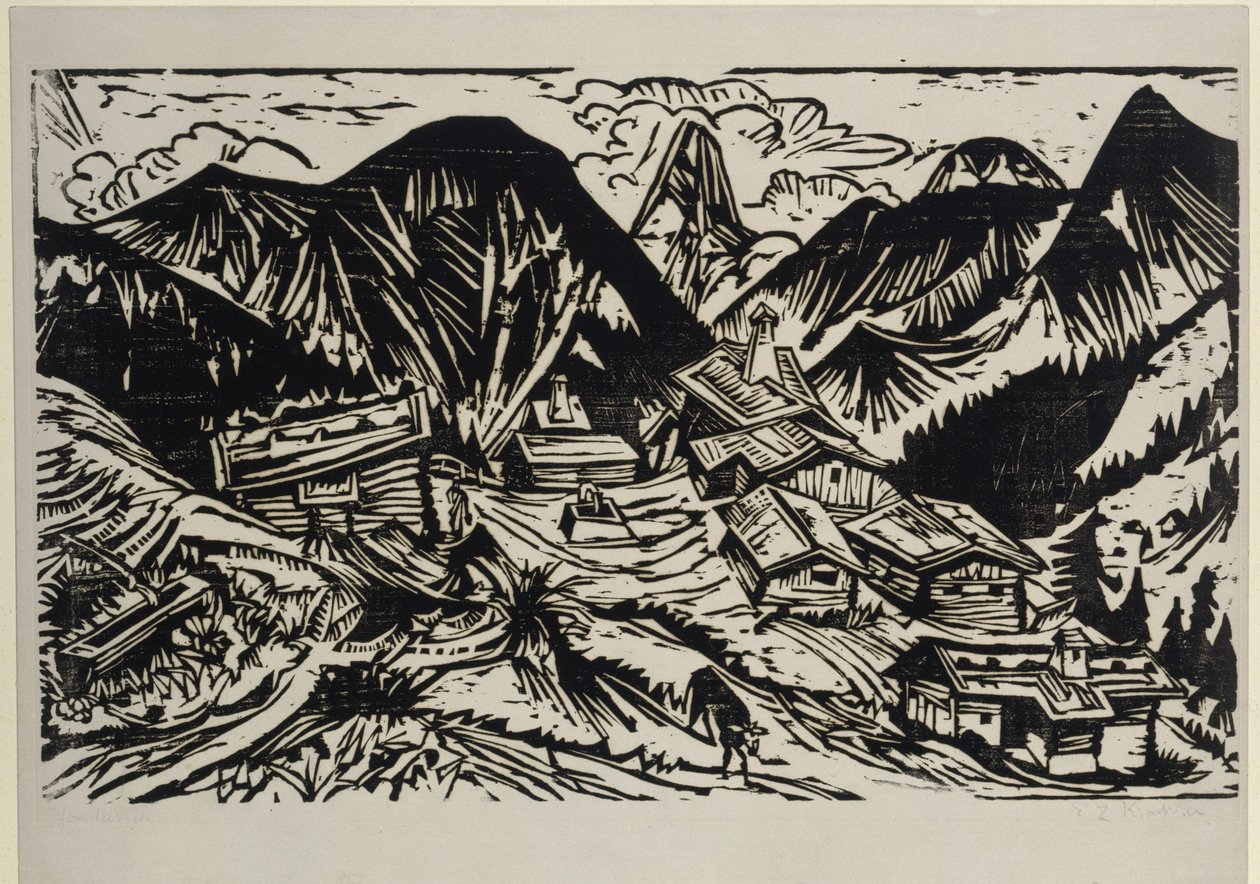 Stafelalp od Ernst Ludwig Kirchner
