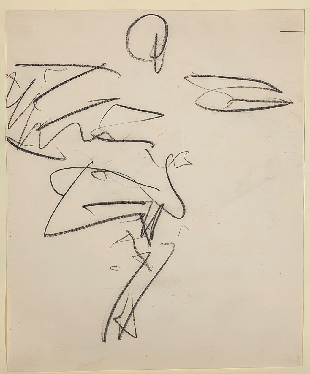 Tanečník. 1910/11 Skicář Folkwang Bl. 25 od Ernst Ludwig Kirchner