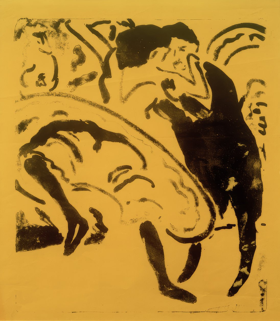 Taneční pár od Ernst Ludwig Kirchner