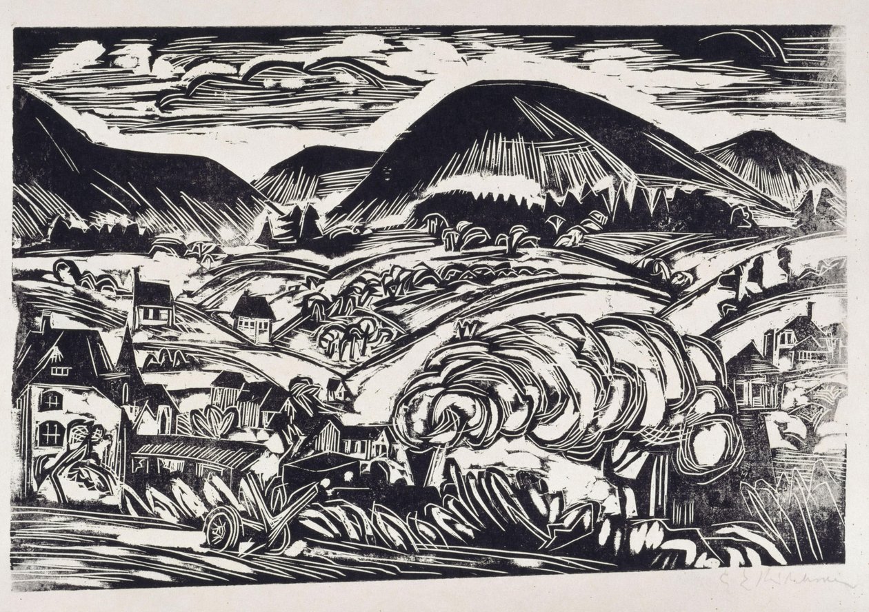 Krajina Taunu od Ernst Ludwig Kirchner