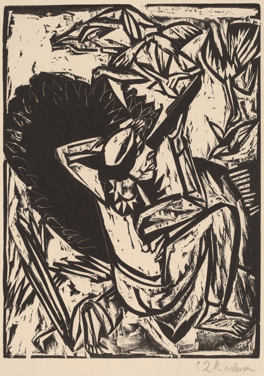 Lovec racků od Ernst Ludwig Kirchner