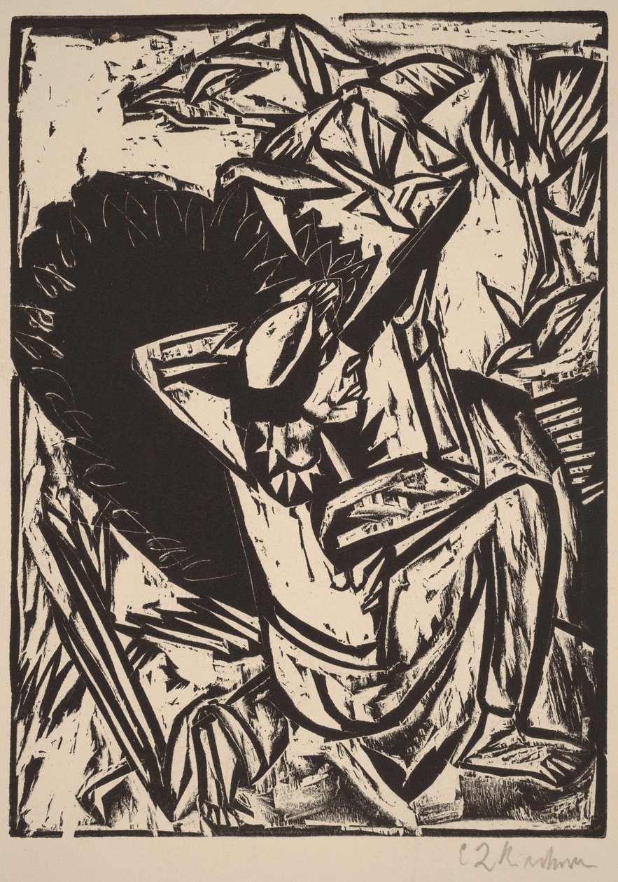 Lovec racků od Ernst Ludwig Kirchner