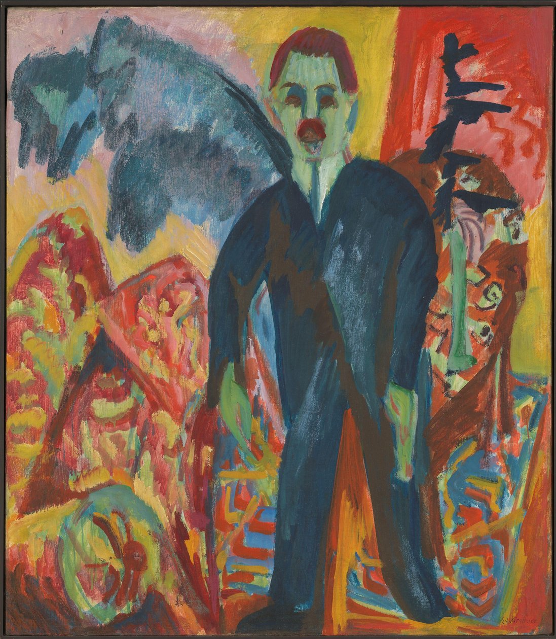 Zdravotní sestra od Ernst Ludwig Kirchner