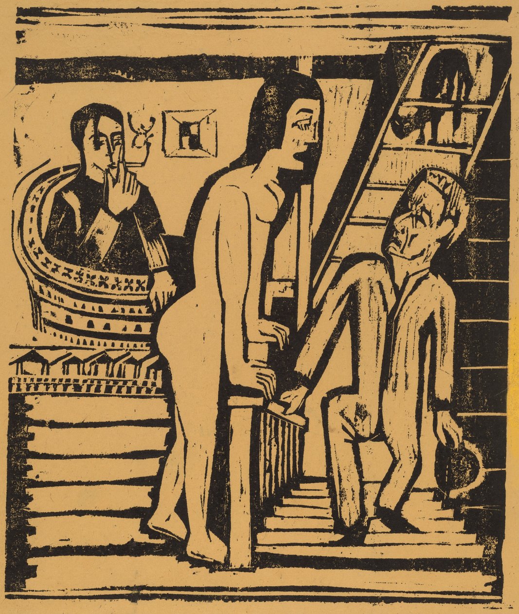 Návštěva od Ernst Ludwig Kirchner