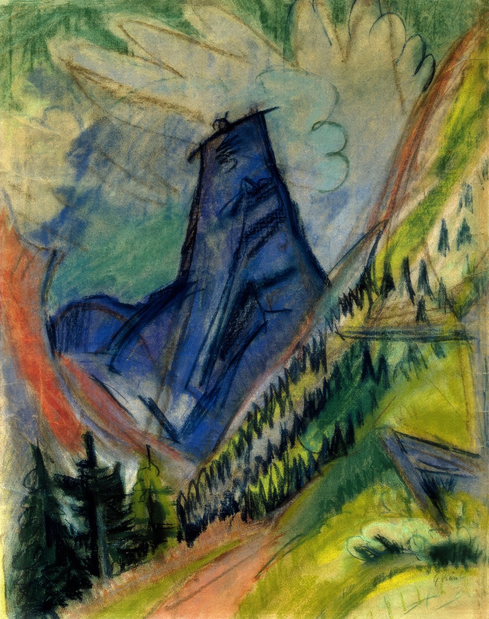 Tinzenhorn od Ernst Ludwig Kirchner