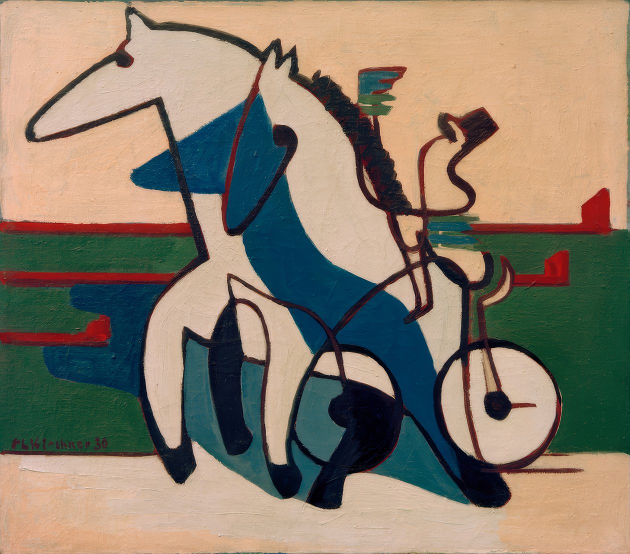 Tým klusáků od Ernst Ludwig Kirchner