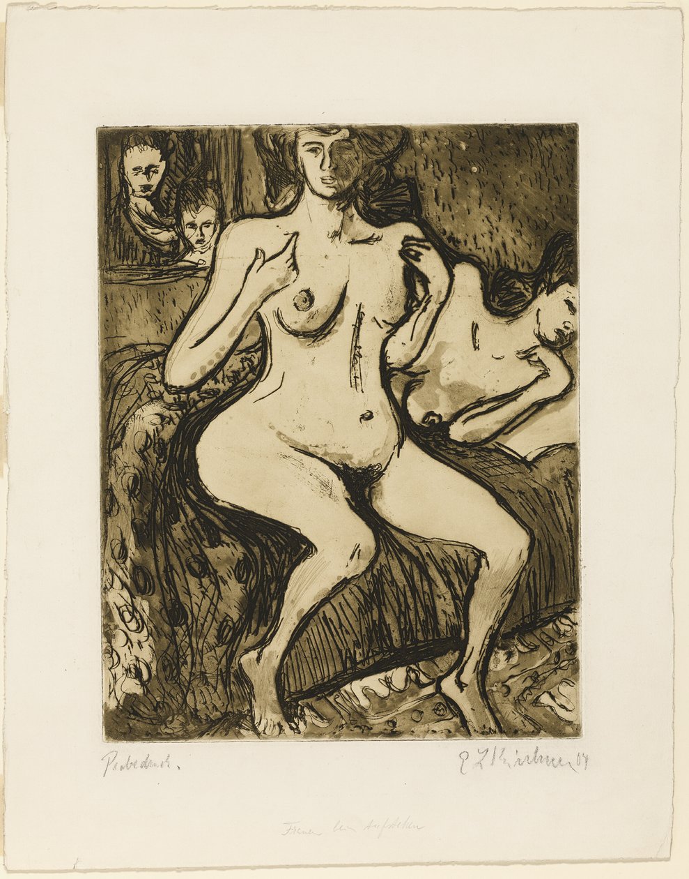 Dvě sestry od Ernst Ludwig Kirchner