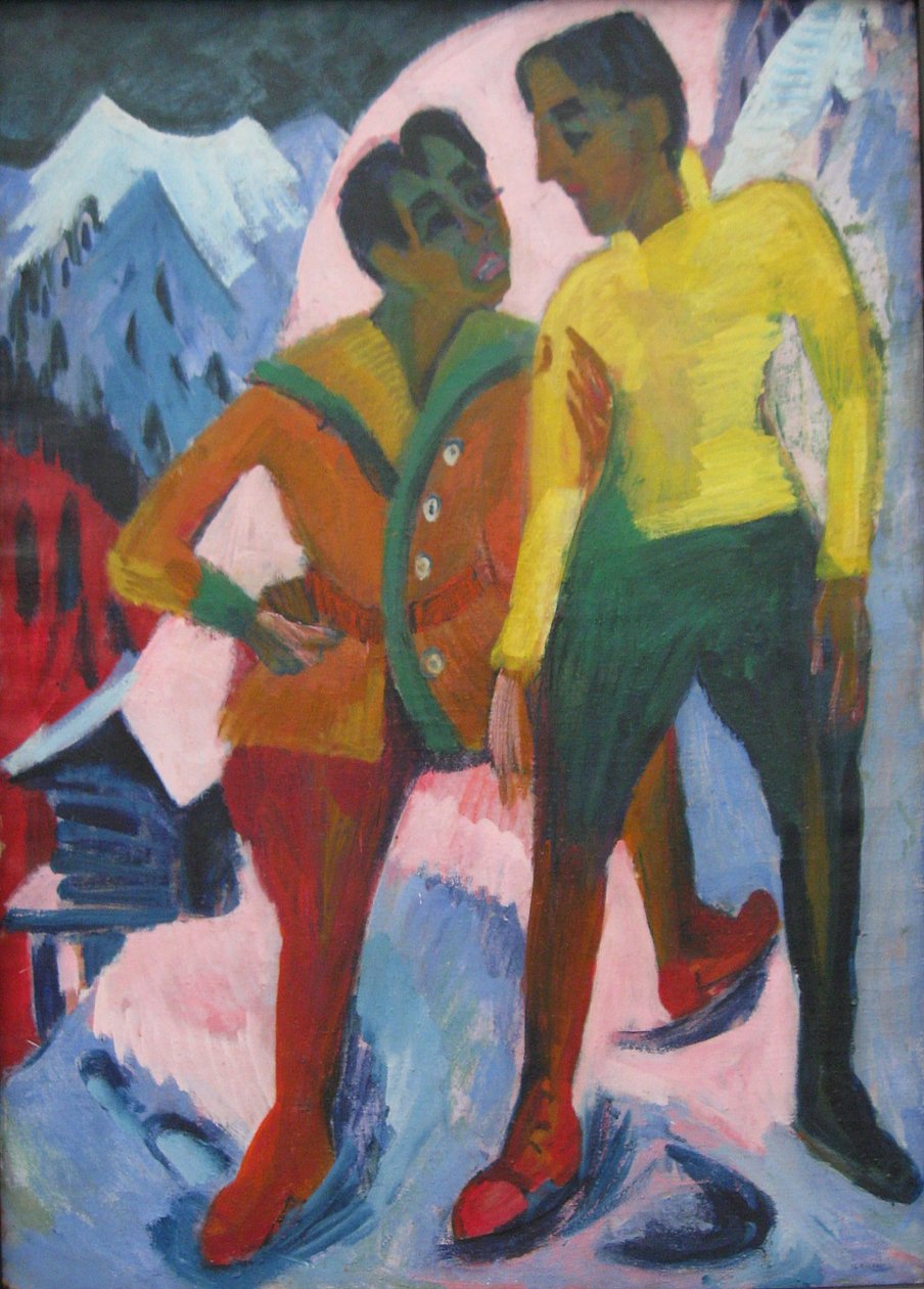 Dva bratři od Ernst Ludwig Kirchner