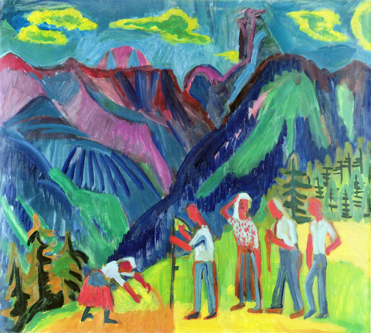 Neznámý obrázek od Ernst Ludwig Kirchner