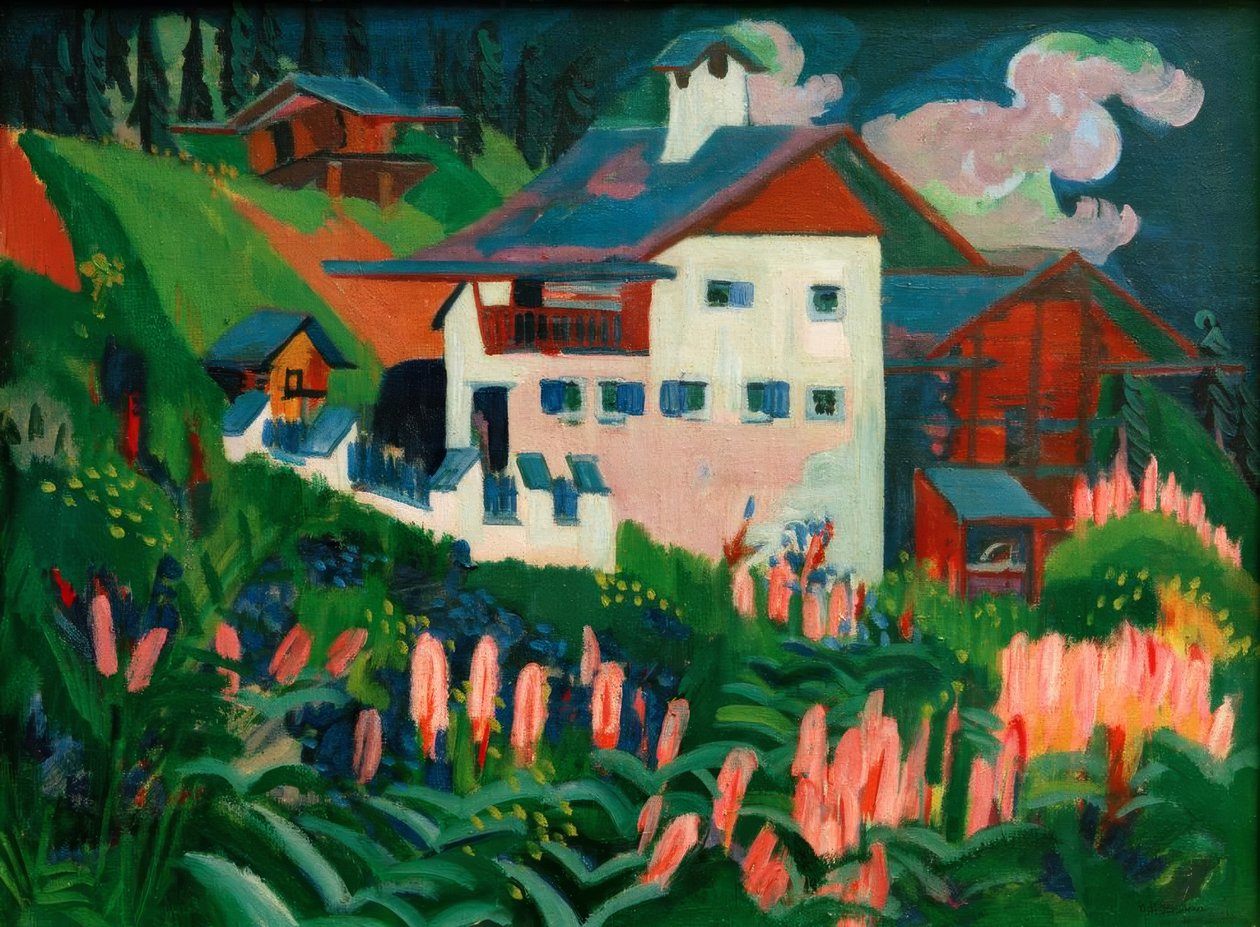 Náš dům. Náš dům na loukách od Ernst Ludwig Kirchner