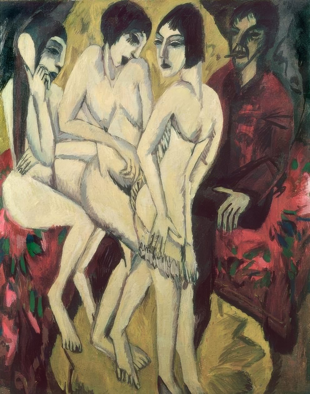 Soud z Paříže od Ernst Ludwig Kirchner