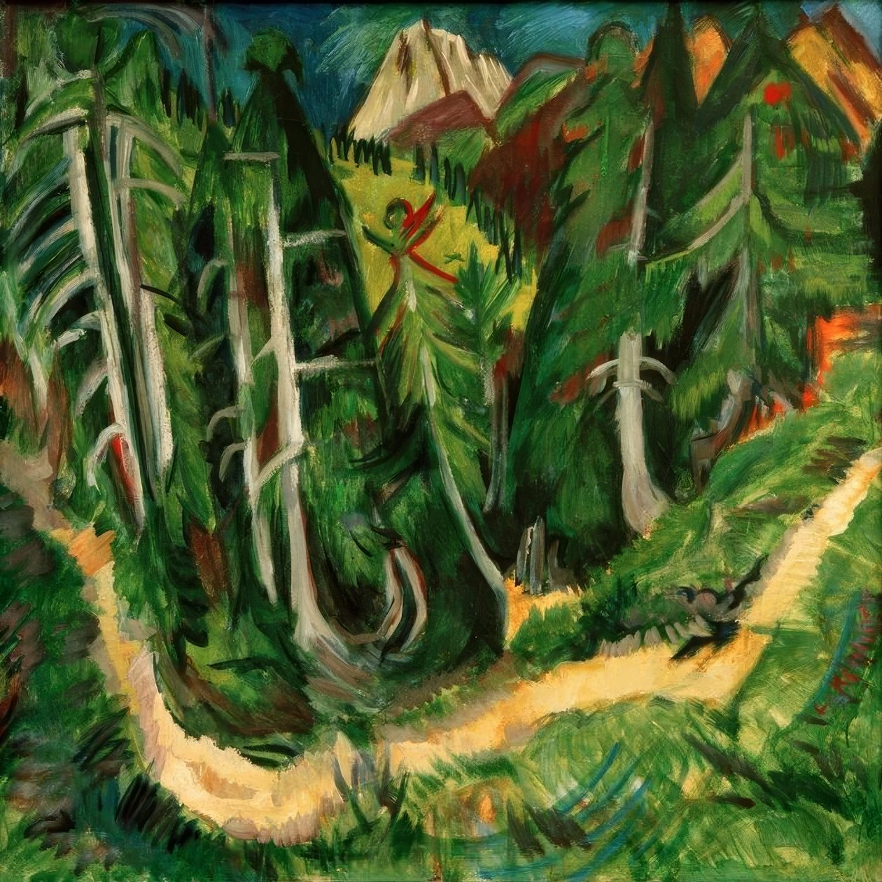 Wolfsschlucht Staffel od Ernst Ludwig Kirchner