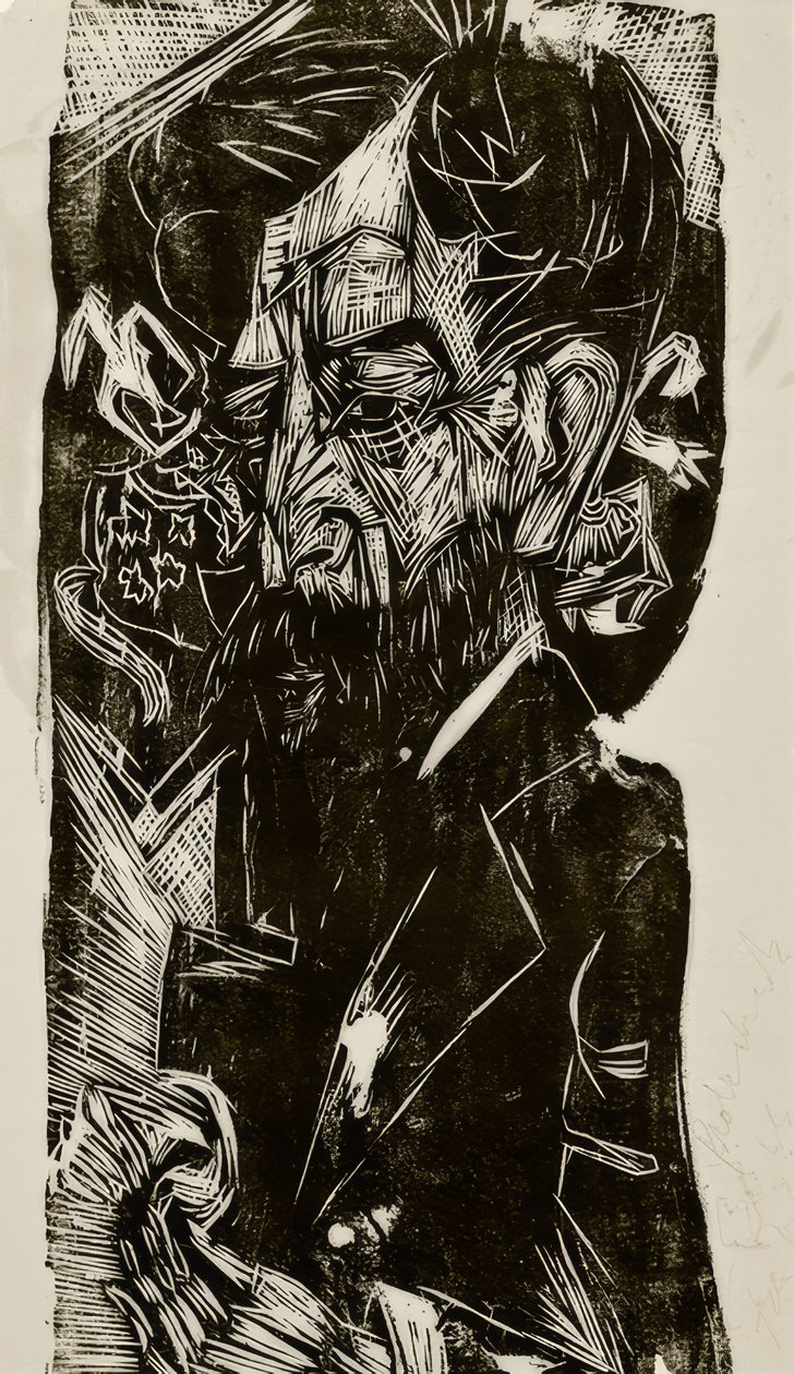 Vilém z flotil od Ernst Ludwig Kirchner