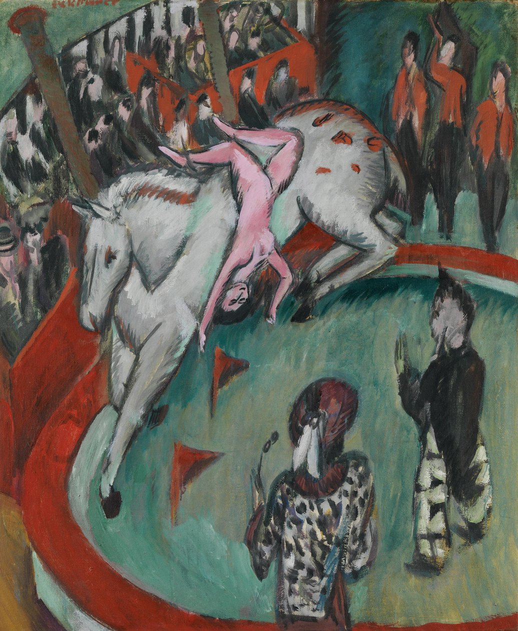 Cirkus (cirkusová jezdkyně) od Ernst Ludwig Kirchner