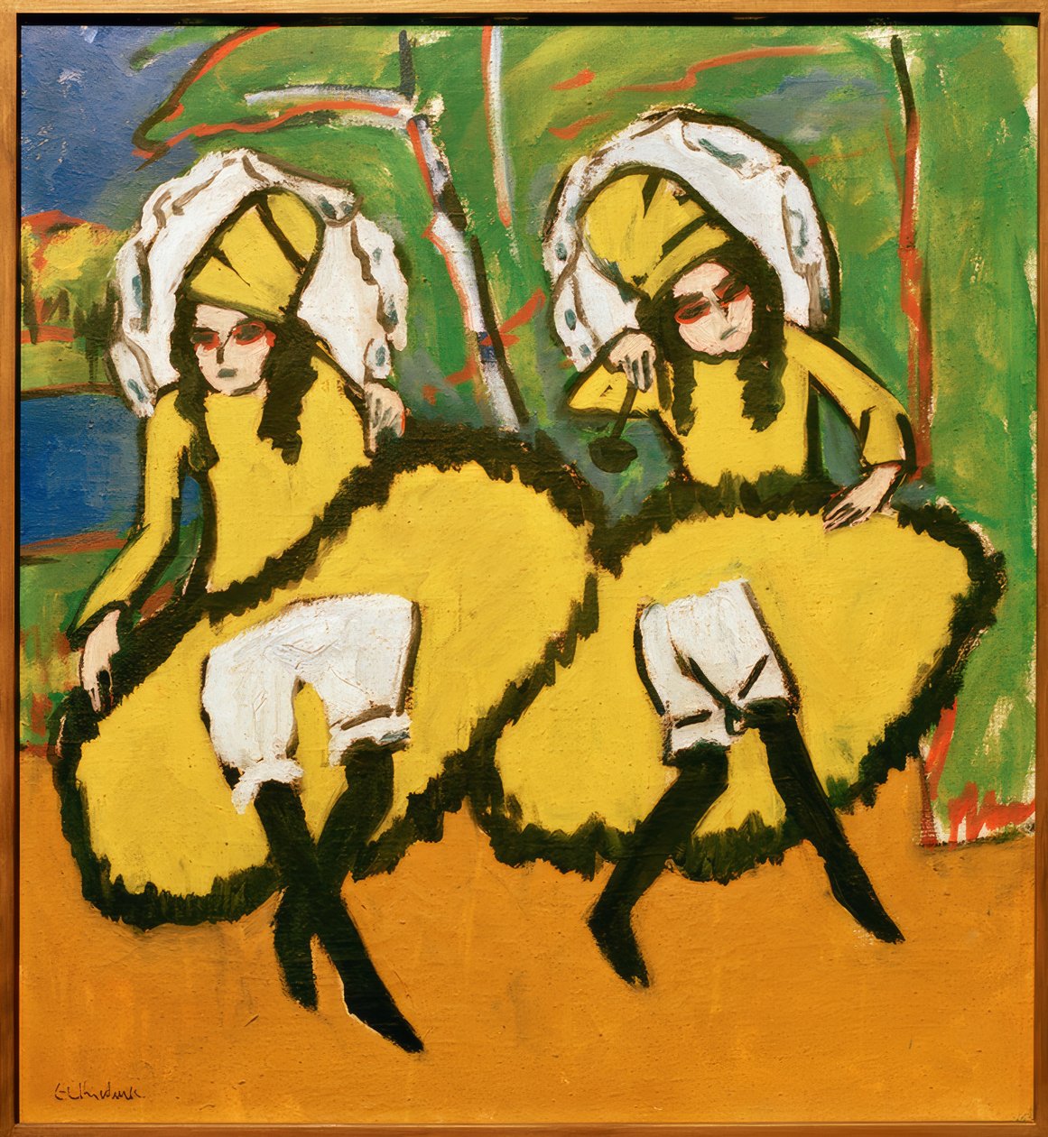 Dva tanečníci od Ernst Ludwig Kirchner