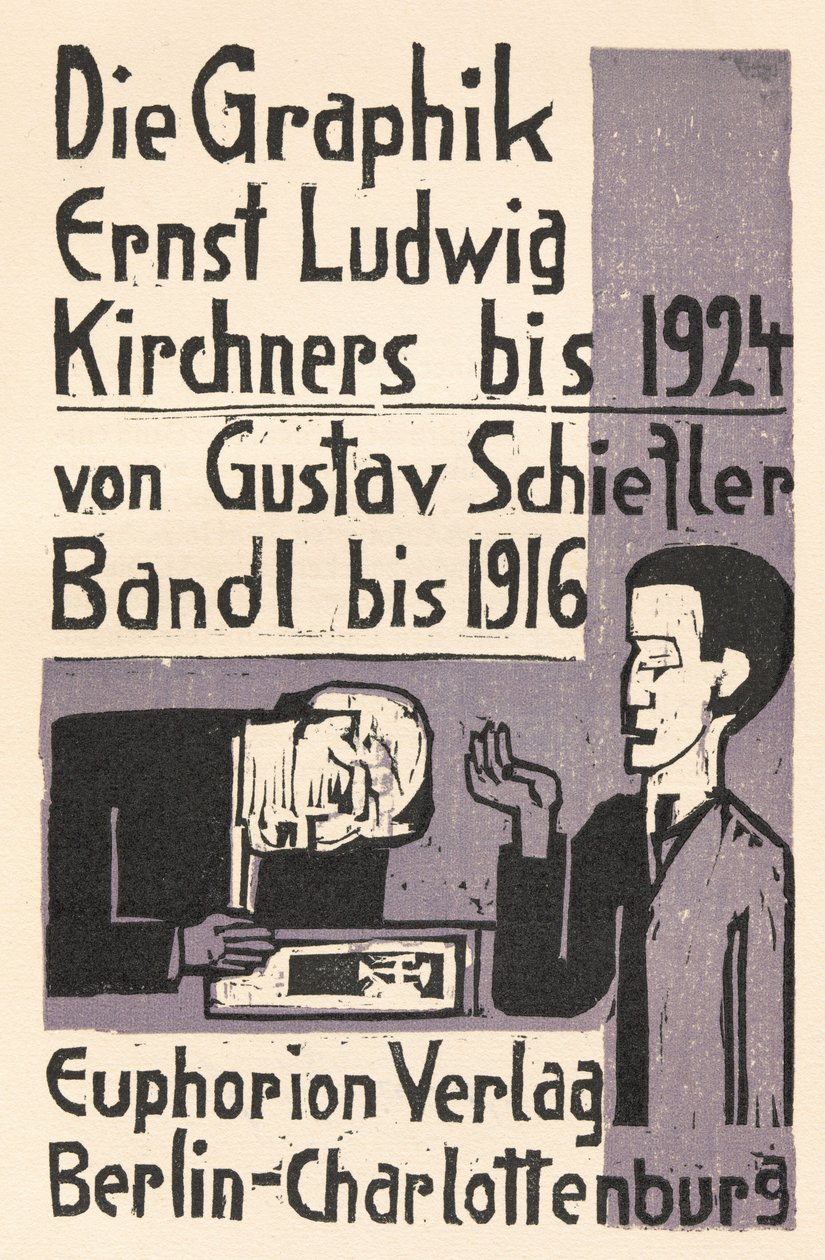 Grafika Ernsta Ludwiga Kirchnera do roku 1924 od Gustava Schieflera svazek 1 do roku 1916 od Ernst Ludwig Kirchner and Gustav Schiefler