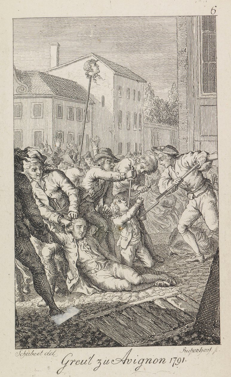 Masakry La Glacière ve dnech 16.–17. října 1791, 1793–1799. od Ernst Ludwig Riepenhausen