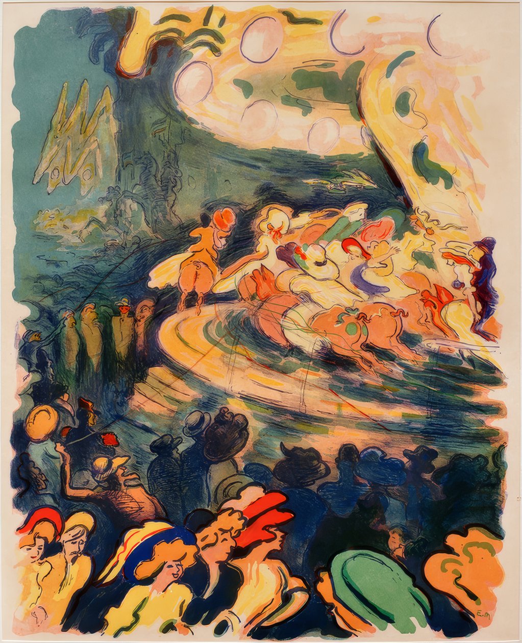 Kolotoč v Paříži od Ernst Matthes