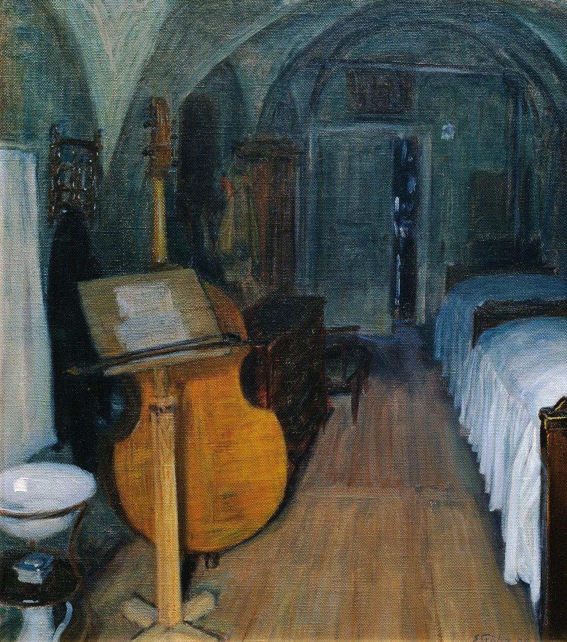 Basové housle od Ernst Stohr