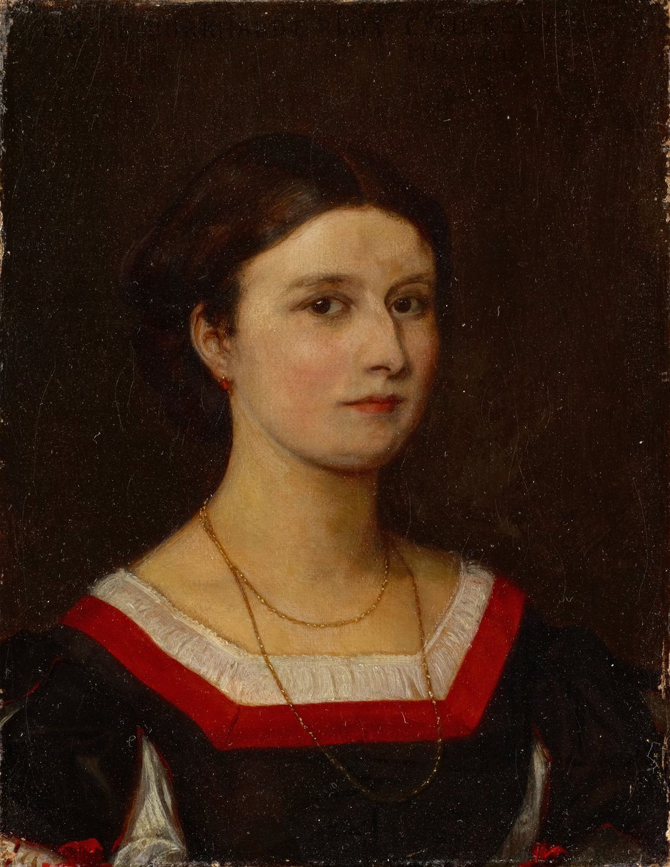 Portrét Luise Bachofen-Burckhardtové od Ernst Stückelberg