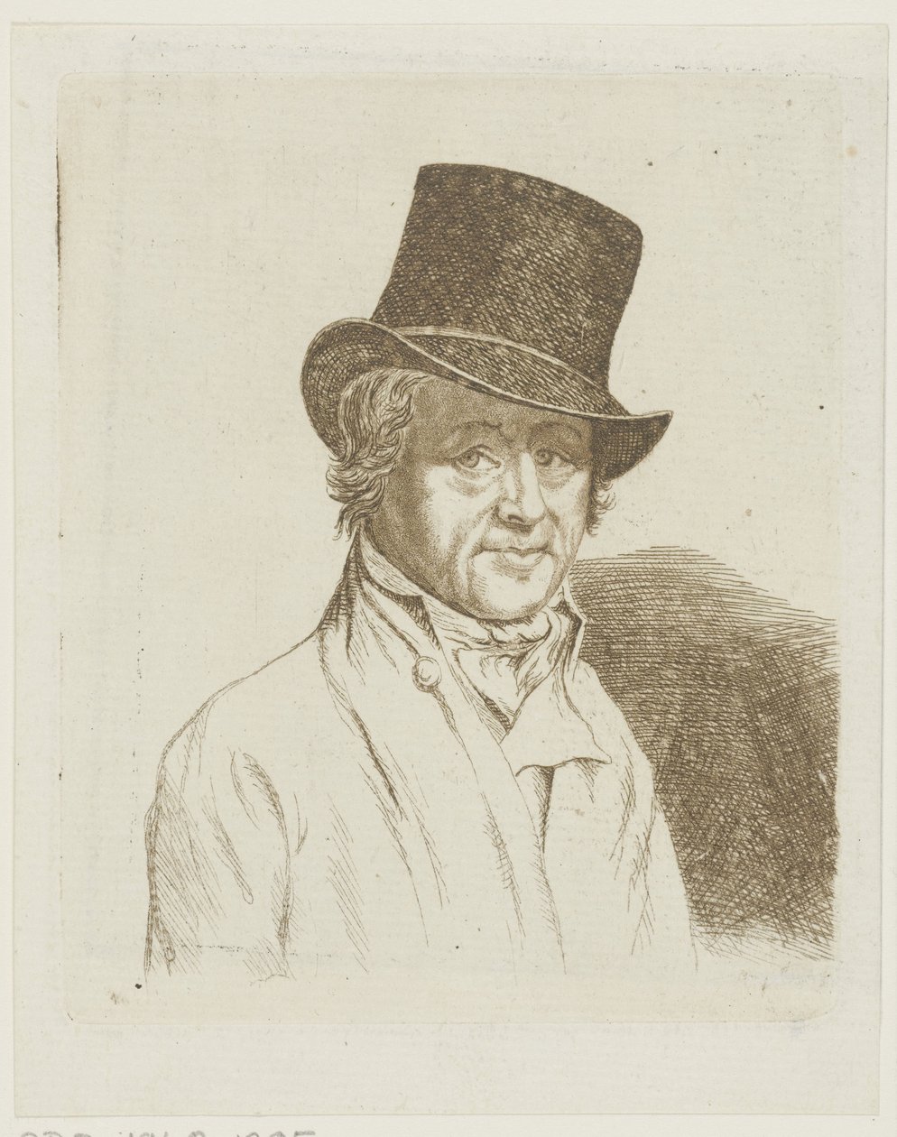 Portrét Wouterus de Nooy od Ernst Willem Jan Bagelaar