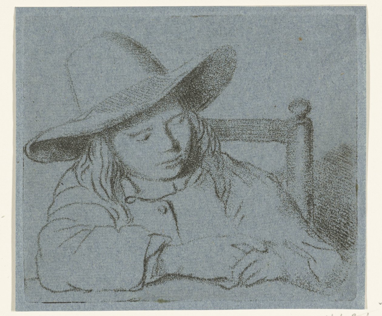Spící chlapec s kloboukem od Ernst Willem Jan Bagelaar